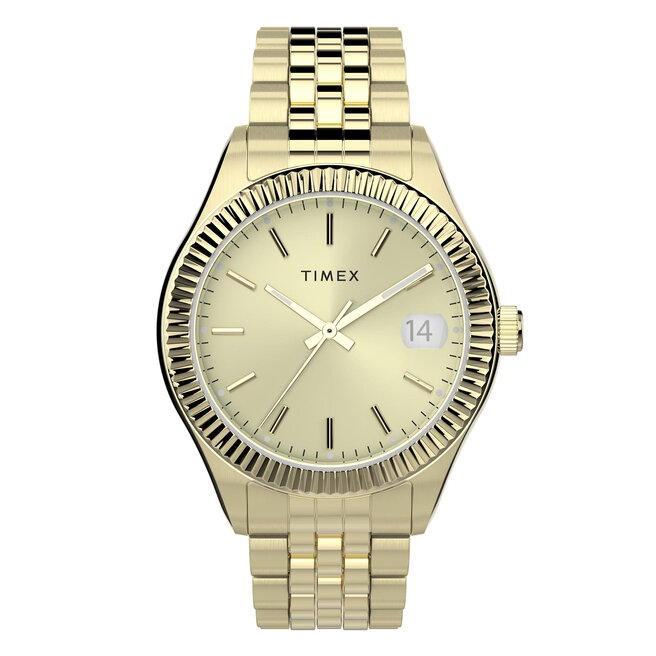 Timex Часовник Timex Waterbury TW2T86900 Gold