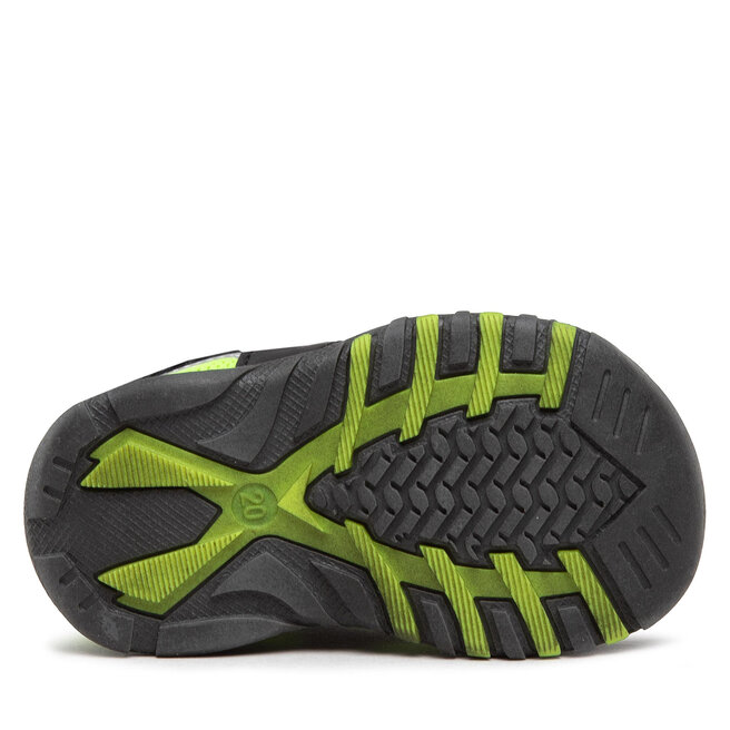 Pax Scandinavia Sandalen Pax Scandinavia Pepper 7250007-44 Black/Lime