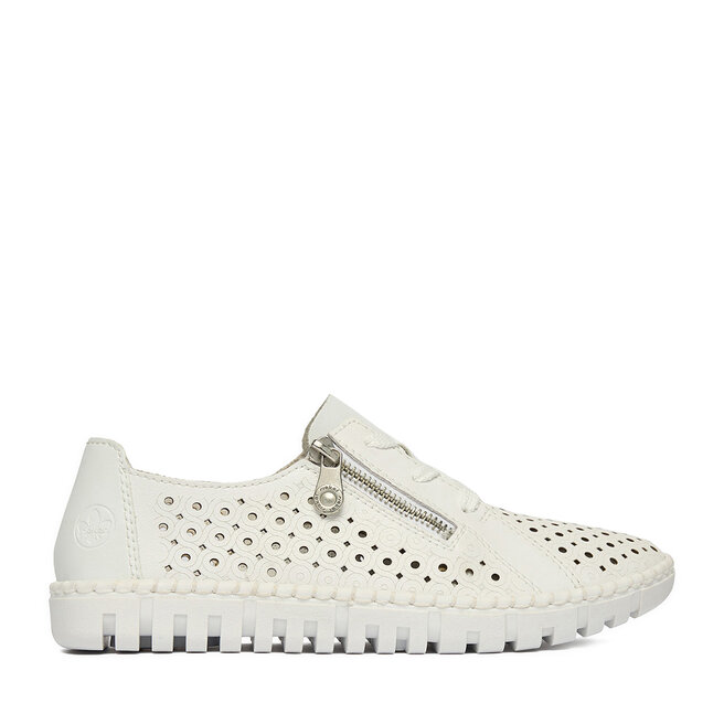 Półbuty Rieker CEO-M2300-80 Biały - kobiece