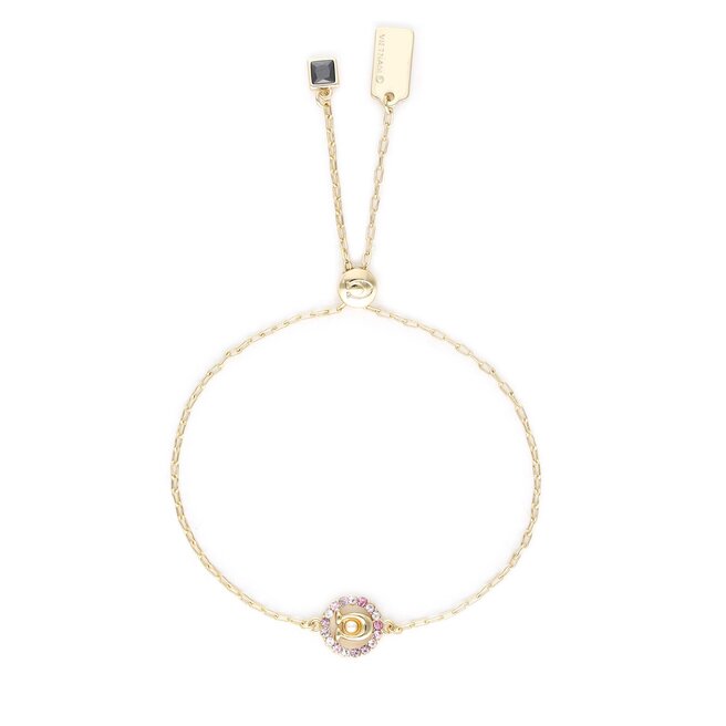 Brățară Coach C Multi Cry Sldr Brs C9352 Gold/Pink Multi Brățară imagine noua gjx.ro