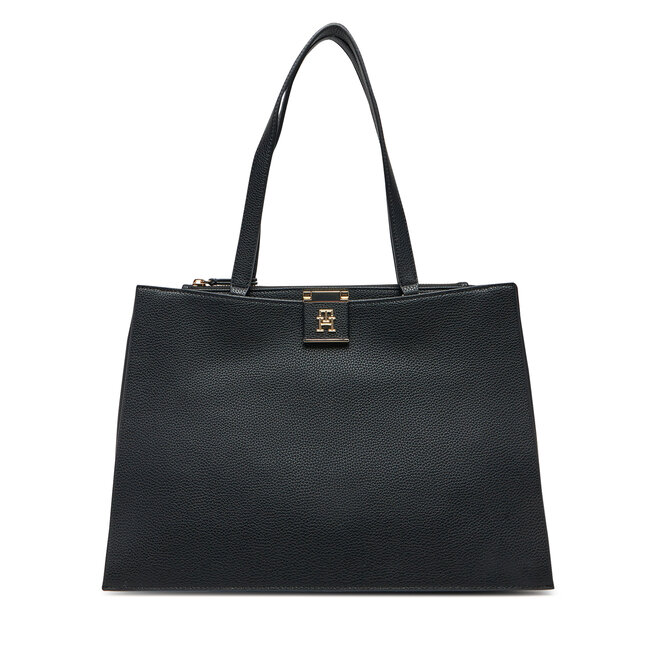 Torebka Tommy Hilfiger Th Her Tote - Czarny
