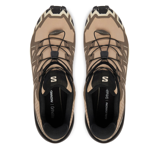 Buty do biegania Salomon Speedcross 6 L47811000 Brązowy - męskie