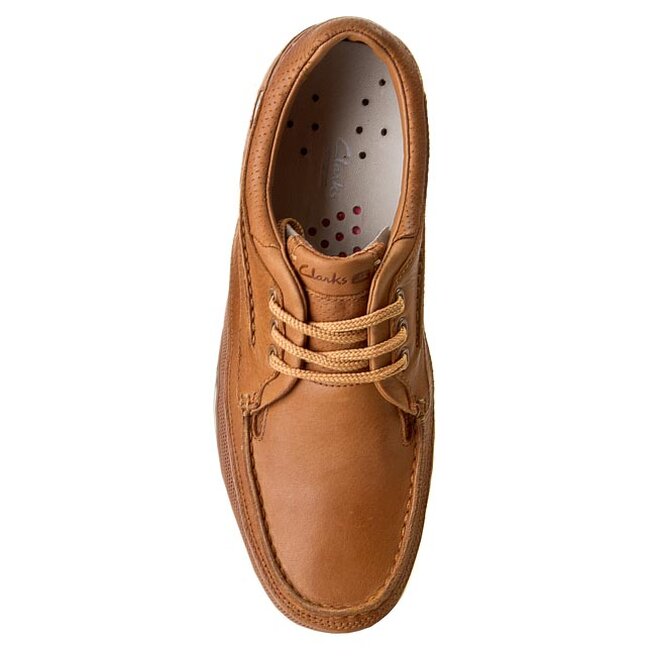 Nizki evlji Clarks Orson Lace 261034287 Light Tan Lea eobutev.si