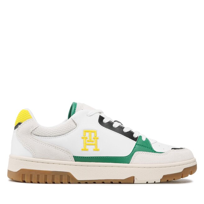 Tommy Hilfiger Sneakers Tommy Hilfiger Th Basket Street Mix FM0FM04728 White YBS