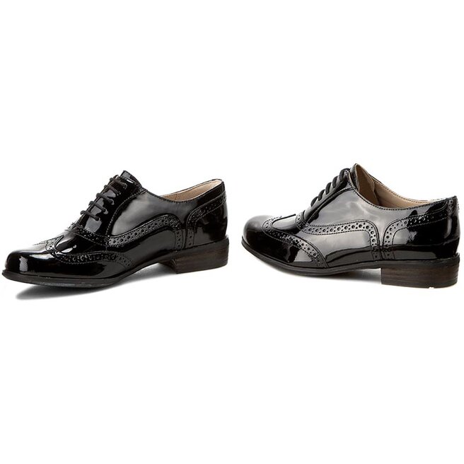 Clarks Oxford Schuhe Clarks Hamble Oak 203506494 Black Patent