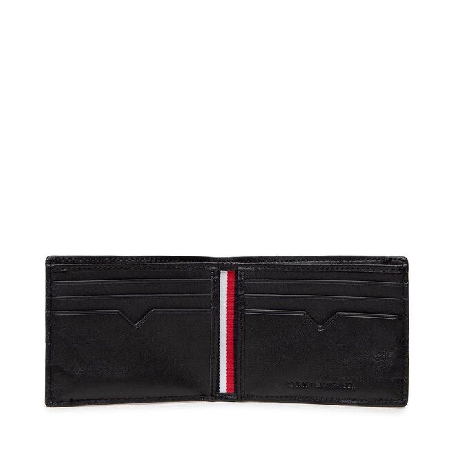 Tommy Hilfiger Portafoglio grande da uomo Tommy Hilfiger Th Modern Leather Mini Cc Wallet AM0AM10617 BDS