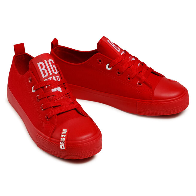 Big Star Shoes Plátenky Big Star Shoes HH274677 Red