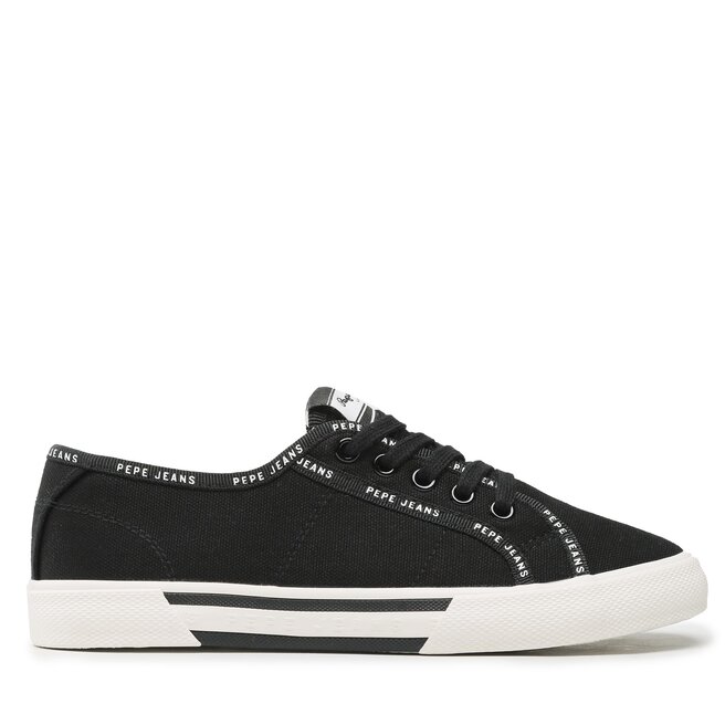 Tenisówki Pepe Jeans Brady Rib W - Czarny