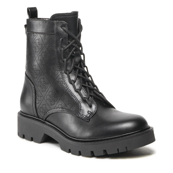 Botine Guess Raziela3 FL7RZ3 LEA10 BLACK