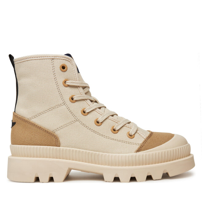 Sneakersy Aeronautica Militare - Beżowy