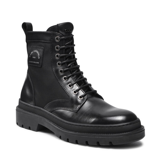 Trappers KARL LAGERFELD KL11250 Black Lthr altele-De imagine super redus 2022