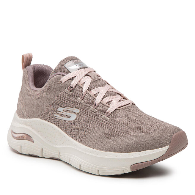 Sneakersy Skechers Comfy Wave 149414/DKTP Beżowy | eobuwie.com.pl