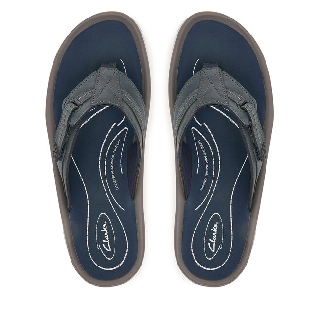 Japonki Clarks Wesley Sun 26181916 Granatowy -