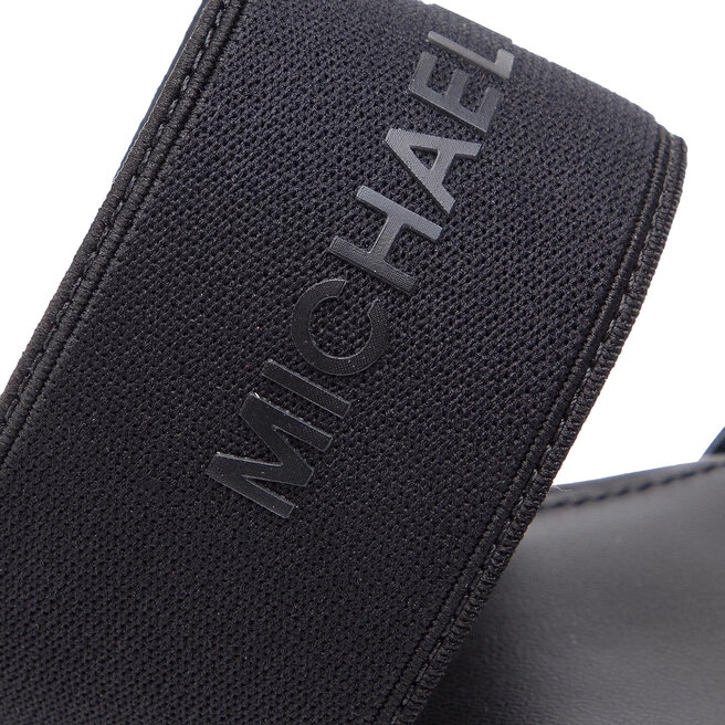 Klapki MICHAEL Michael Kors Meadow Flat 40S9MEFP1L Black eobuwie