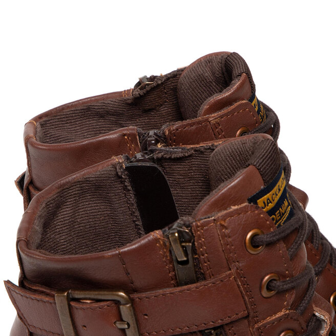Jack&Jones Kozačky Jack&Jones Jfwholland 12217007 Cognac
