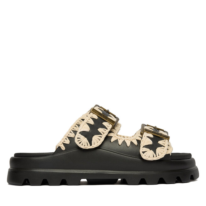 Klapki Mou MU.SW661001N Czarny -