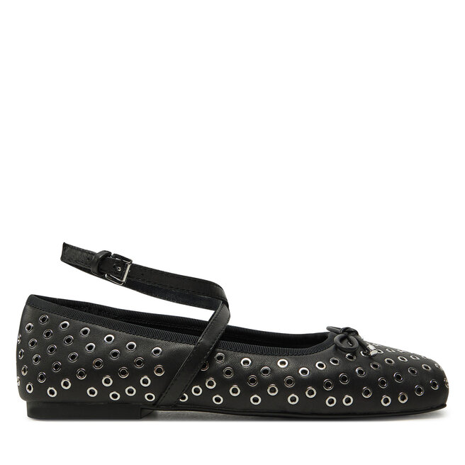 Baleriny MICHAEL Michael Kors Collette Flex Ballet - Czarny