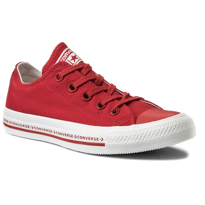 converse enamel red
