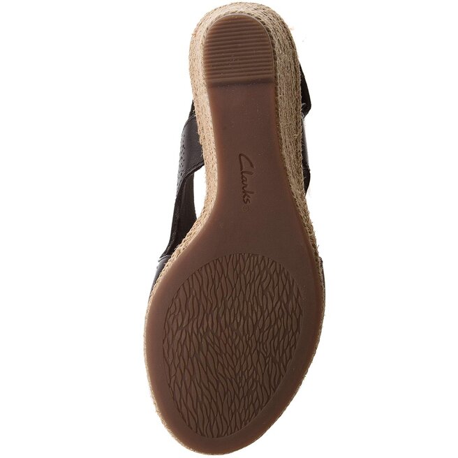 Espadrilles Clarks Lafley Rosen 261338054 Black eschuhe