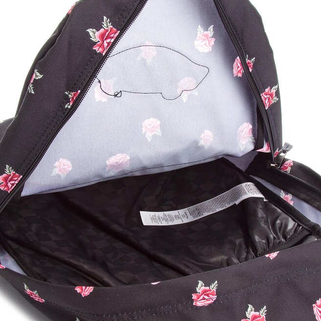 black vans with black roses