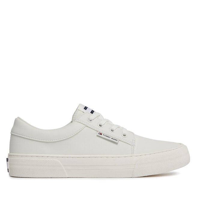 Sneakersy Tommy Jeans Tjm Vulc. Skate Derby Ess - Écru