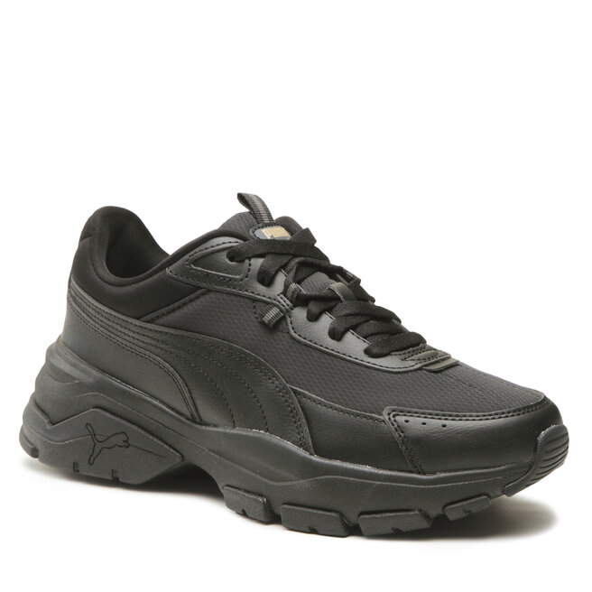 Puma Sneakersy Puma Cassia Via 389223 08 Puma Black/Shadow Gray/Gold 08