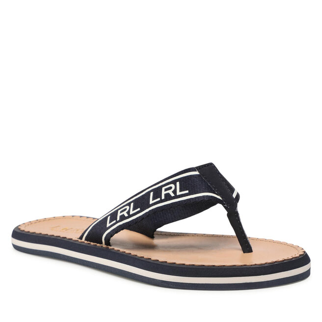 Flip flop Lauren Ralph Lauren Roxy 802860824002 Navy/Vanla 802860824002 epantofi
