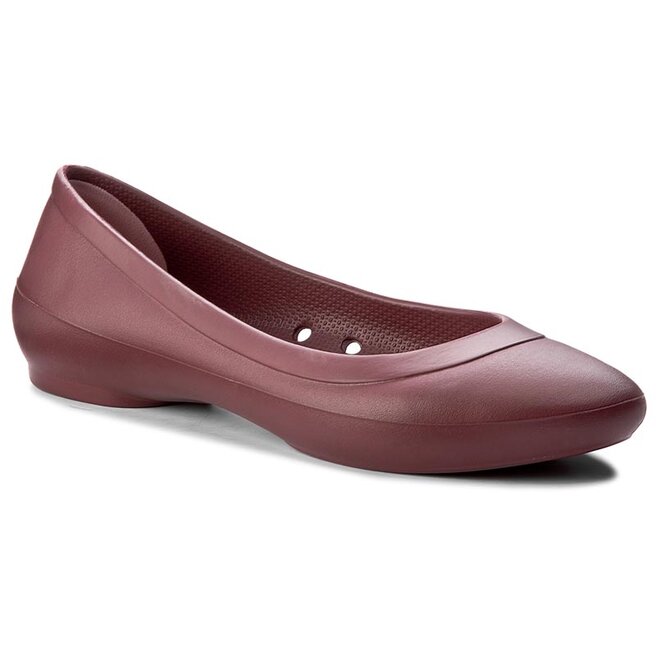Ballerinas Crocs Lina Flat W 203404 Garnet | eschuhe.de