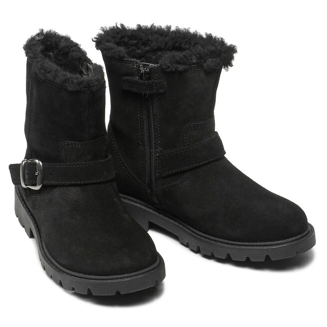 Geox Kozačky Geox J Shaylax G. J16EYD 00022 C9999 S Black