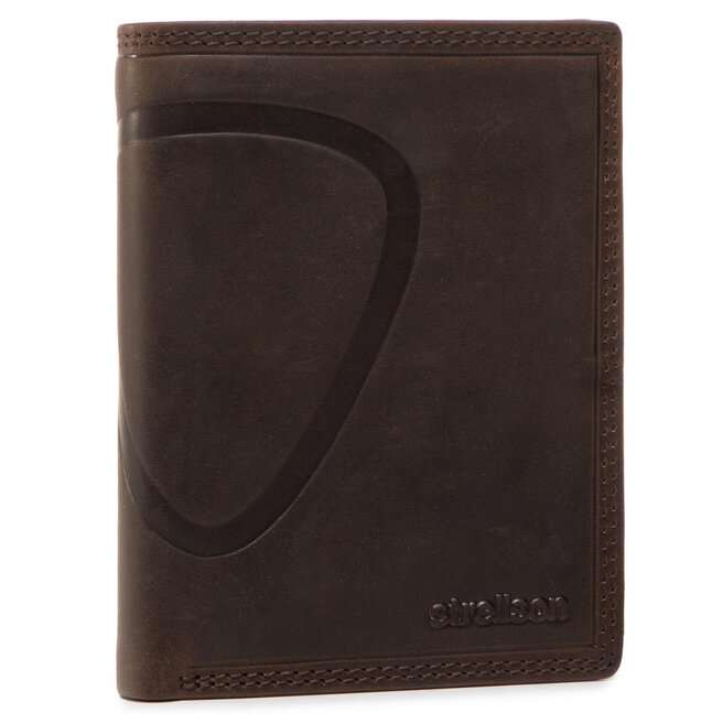 Strellson Голям мъжки портфейл Strellson Baker Street 4010000224 Darkbrown 702