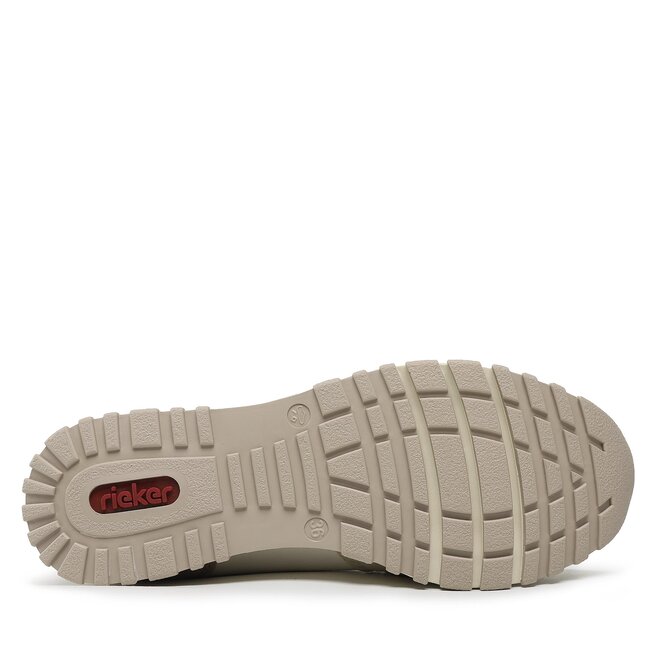 Rieker Sneakersy Rieker N7400-80 Weiss Kombi