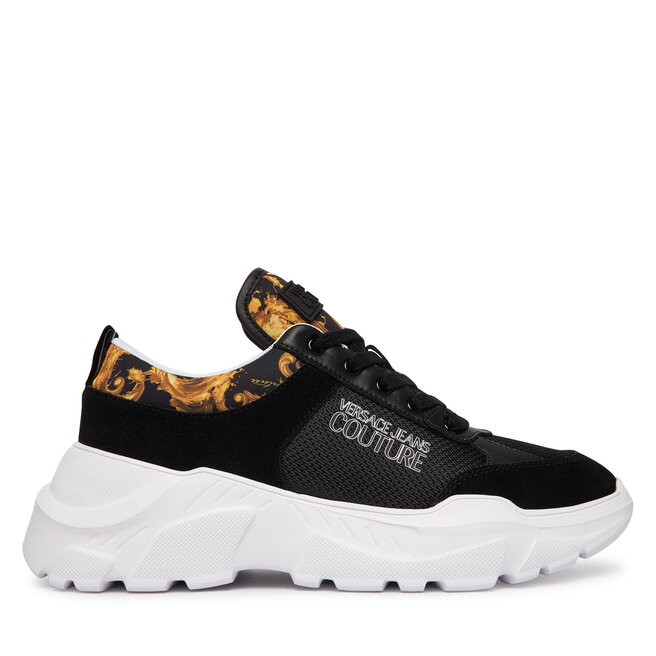 Sneakersy Versace Jeans Couture 80YA3SC1 Czarny - męskie