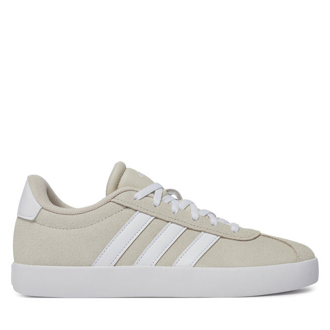 Sneakersy adidas Vl Court 3.0 K  ID6312 Beżowy - dziewczęce