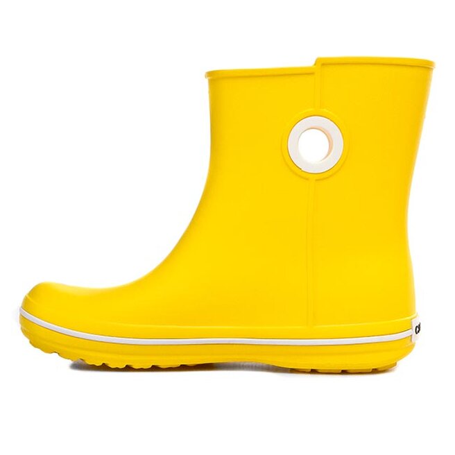 yellow boot crocs