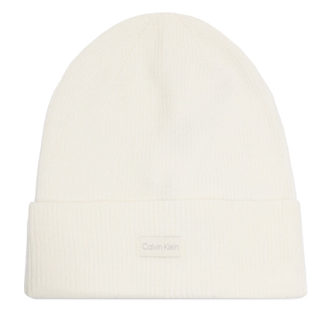 Σκούφος Calvin Klein Essential Knit Beanie K60K608519 Marshmallow YAL