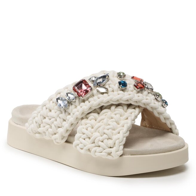 Șlapi Inuikii Woven Stones 70104-106 White 70104-106 imagine noua gjx.ro