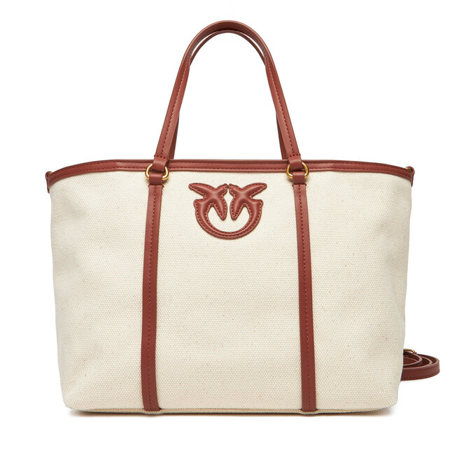 Torebka PINKO Miranda Shopper Classic PE 25 PLTT 104714 - Beżowy