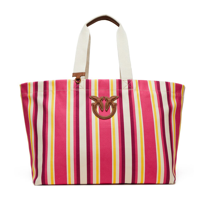 Torebka PINKO Shopping Bag Extra PE 25 PLTT 104754 - Różowy