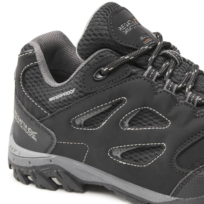 Regatta Scarpe da trekking Regatta Holcombe Lep Low Jnr RKF572 Nlack/Granit 9V8