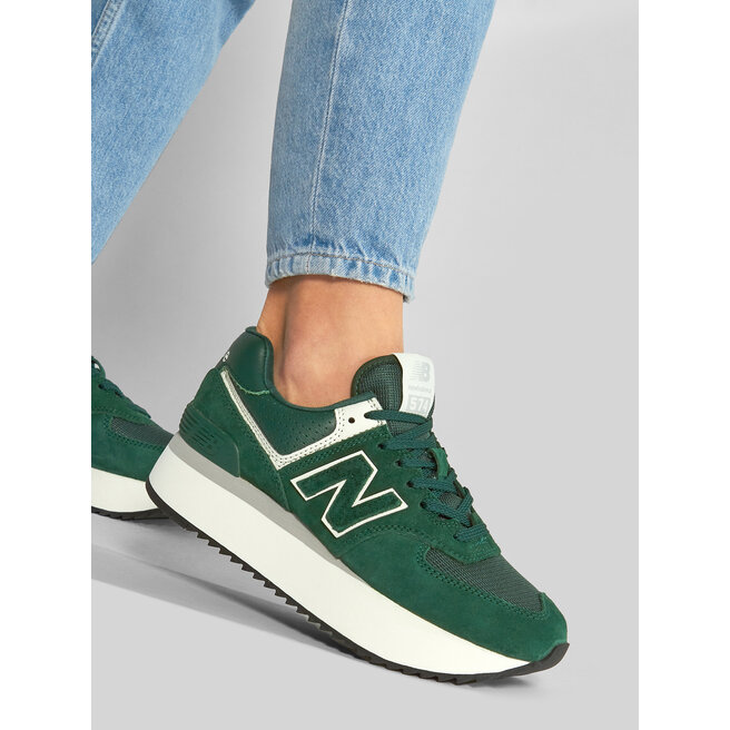 Sneakers New Balance WL574ZAG Vert | chaussures.fr