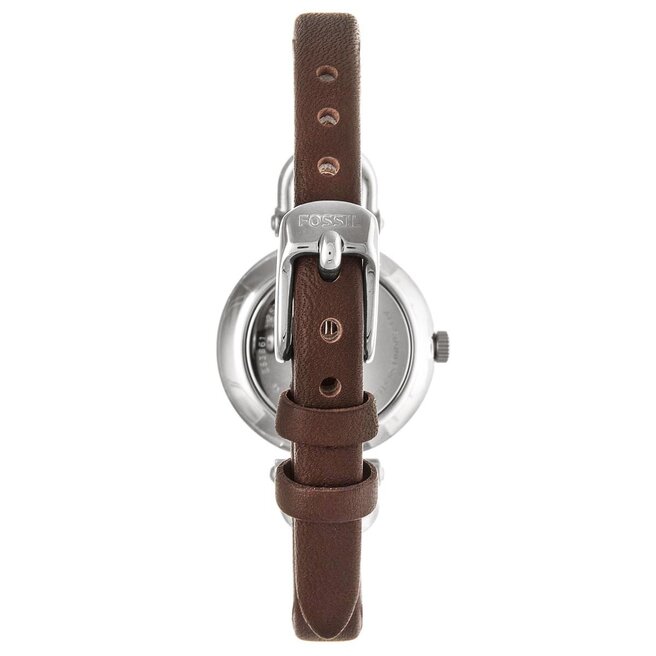 Zegarek Fossil Georgia ES3861 Dark Brown Silver Steel eobuwie .pl