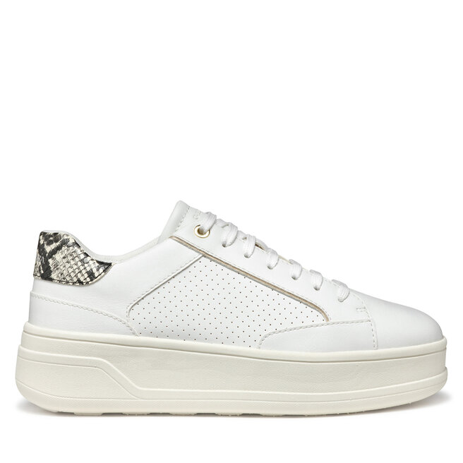 Sneakersy Geox D Spherica Ecub-2 D55WVB 0BCAR - Biały