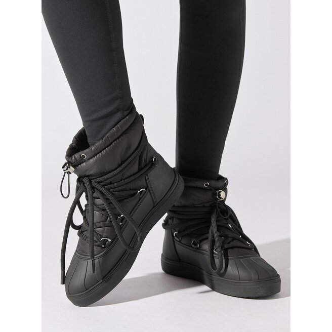 Śniegowce Inuikii Technical Low 75202-105 Czarny - kobiece