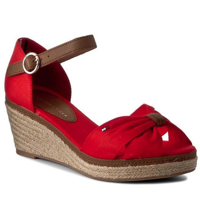 Tommy Hilfiger Espadrilles Tommy Hilfiger Elba 40D FW0FW00906 Fiery Red 617