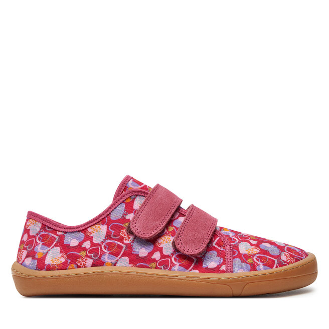 Kapcie Froddo Barefoot Canvas - D Różowy