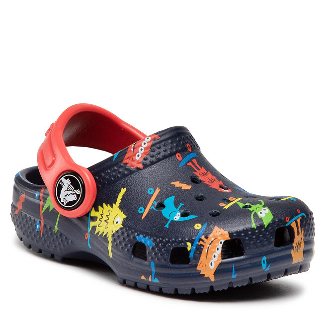 Crocs Pantoletten Crocs Classic Easy Icon Clog 207592 Navy/Blue Marine