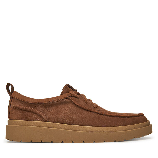 Półbuty Clarks Polden - Brązowy