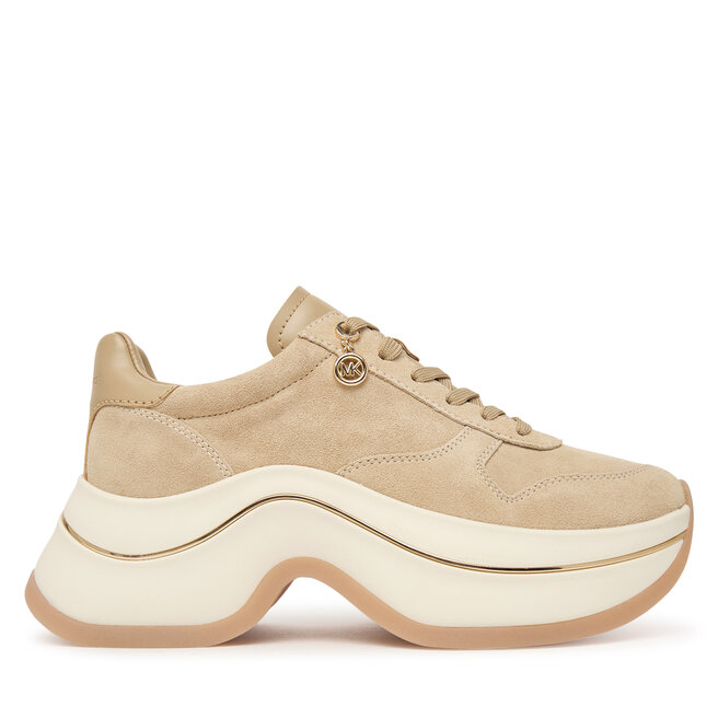 Sneakersy MICHAEL Michael Kors Arla 43T6ARFS1S Khaki - kobiece