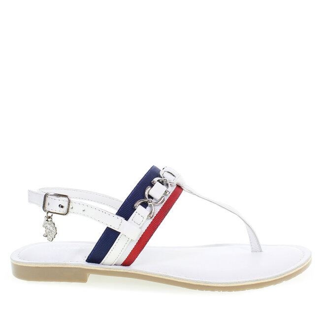 U.S. Polo Assn. Sandalen U.S. Polo Assn. Linda LINDA002 WHI-RED01