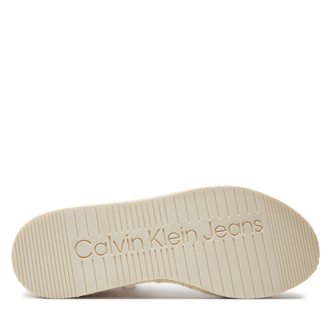 Alpargatas Calvin Klein Jeans Sporty Wedge Rope Su Con YW0YW00977 Ash ...